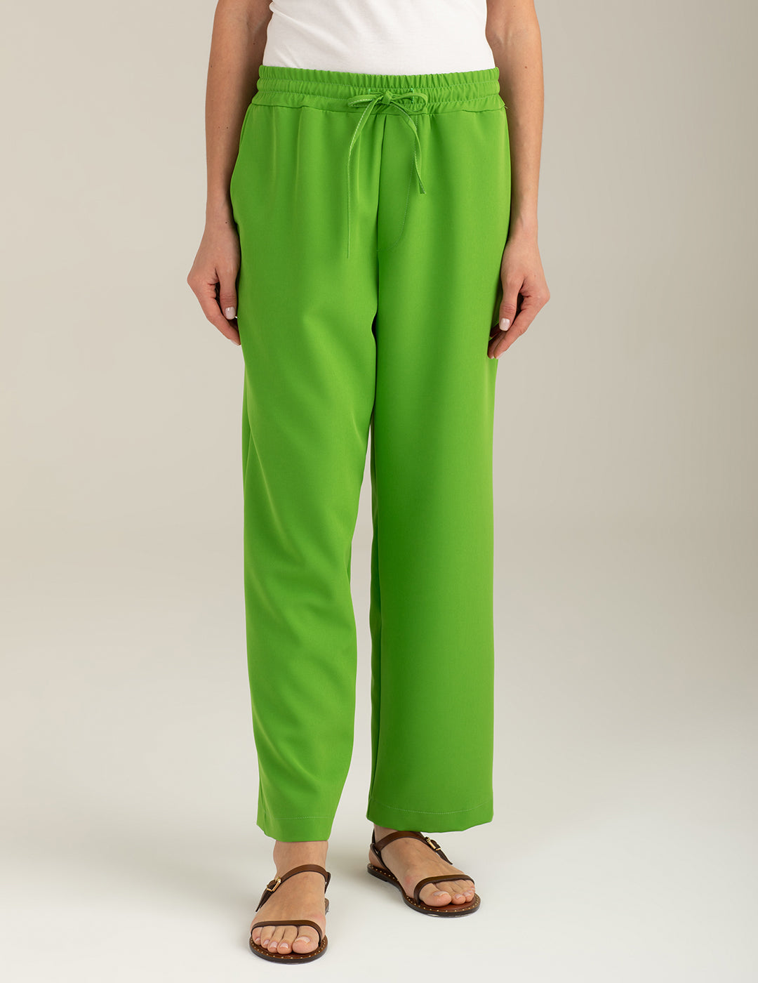 Pantalone jogger bi-stretch donna green fw26s36pu cc-a0801 Pantalone jogger bi-stretch