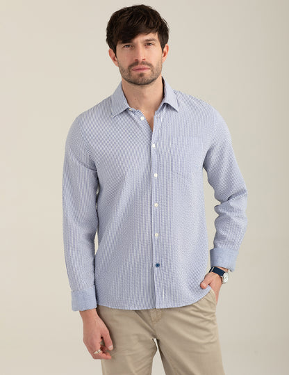 Camicia in seersucker