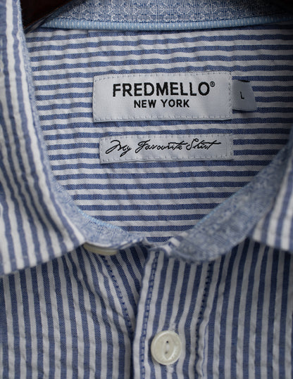 Camicia in seersucker