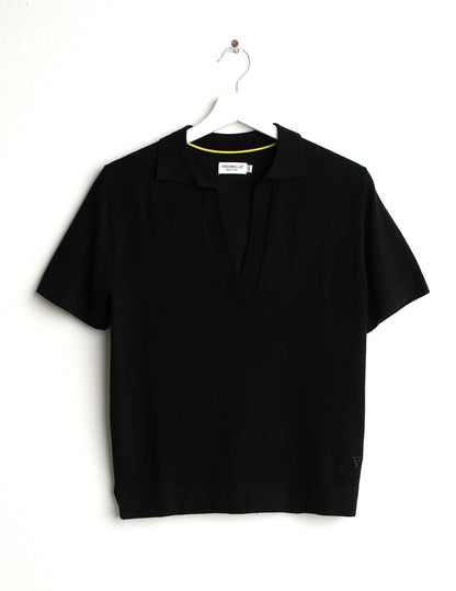 Short-Sleeve Knit Polo