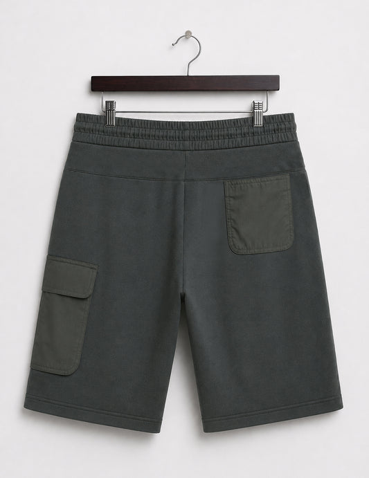 Bermuda in felpa interlock - back - 002