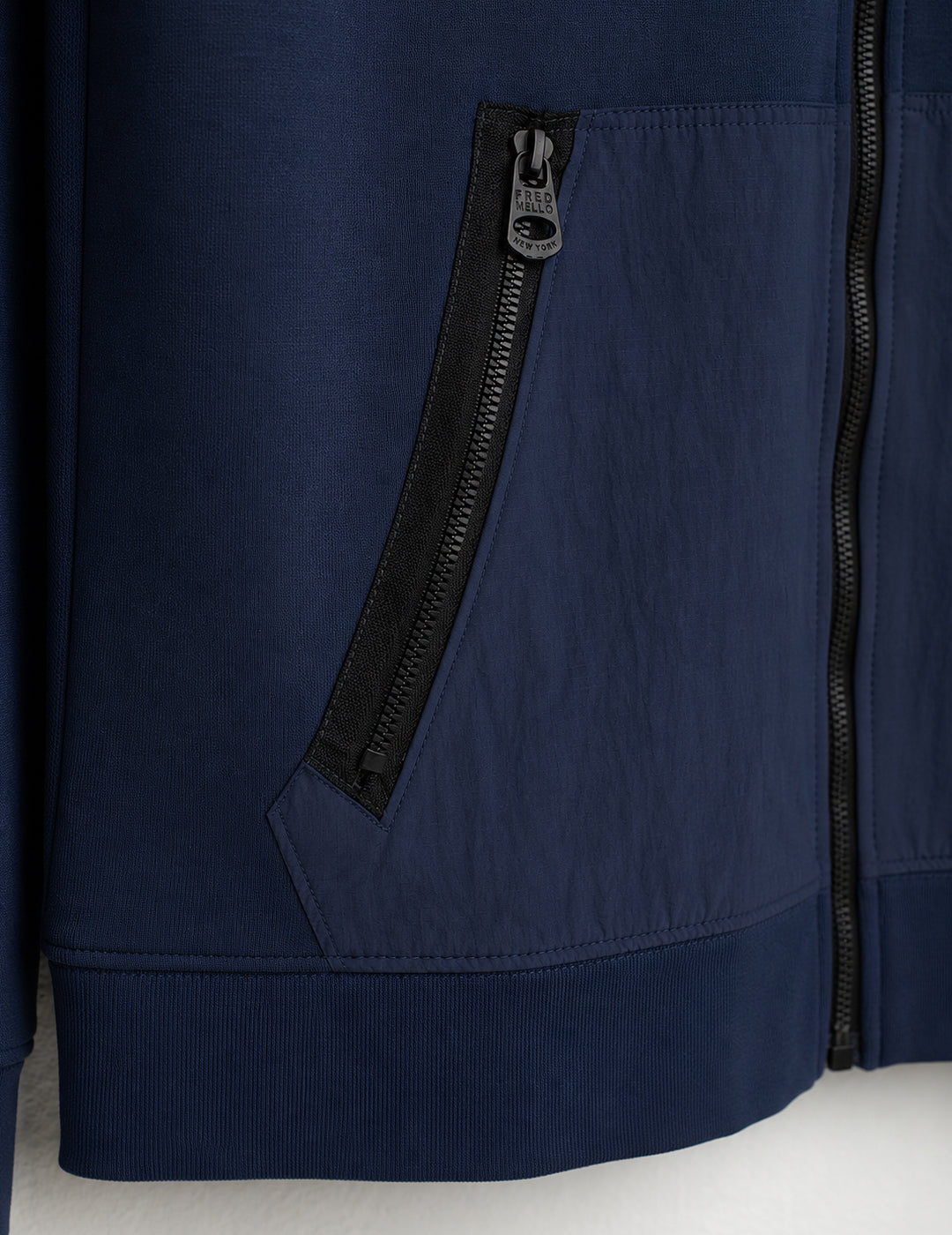 FELPA M/L ZIP UNITO MAN