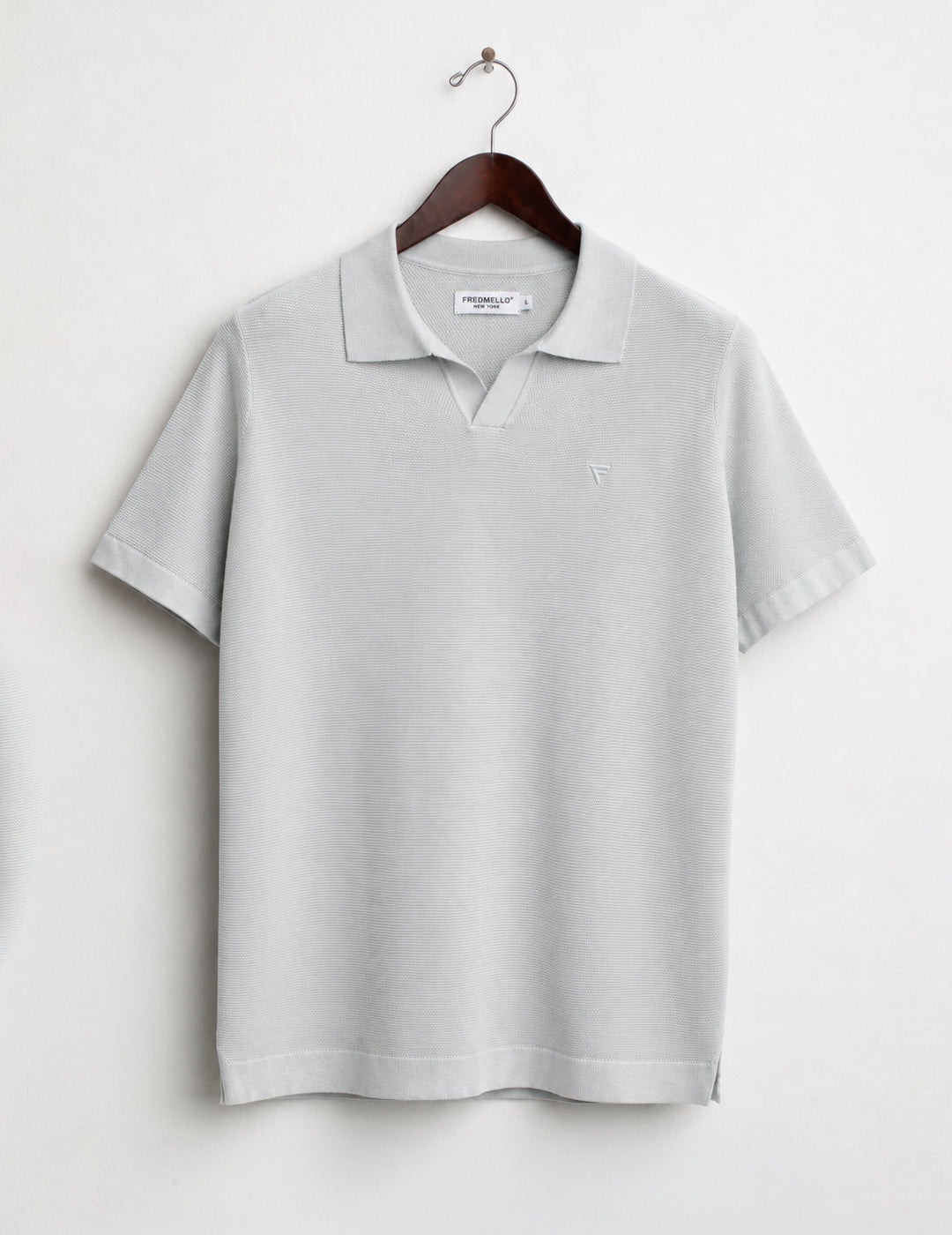 Piqué Knit Polo Shirt man ice fm26s04ma cc-a0005 MAGLIA M/M C/POLO UNITO MAN