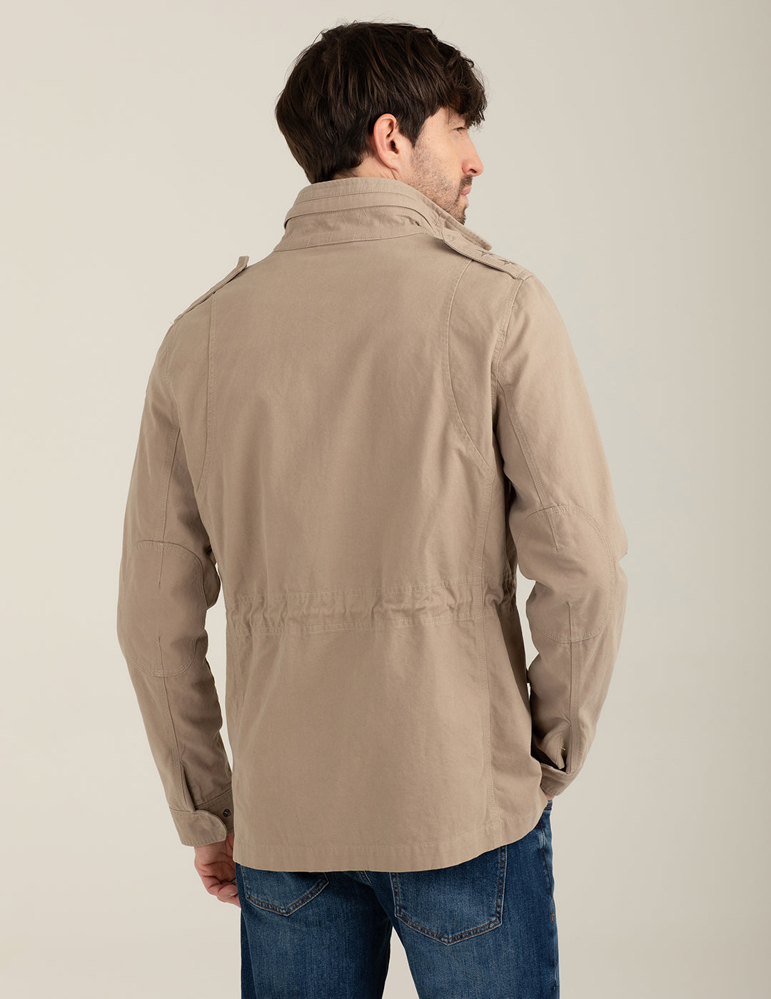 Field jacket in canvas uomo sand fm26s06ku cc-a0110 CAPOSPALLA GIUBBOTTO UNTO MAN