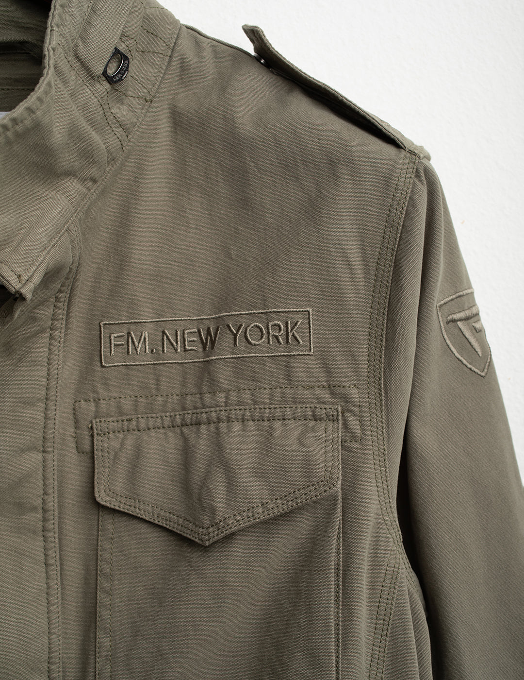 Field jacket in canvas uomo army fm26s06ku cc-a0804 CAPOSPALLA GIUBBOTTO UNTO MAN