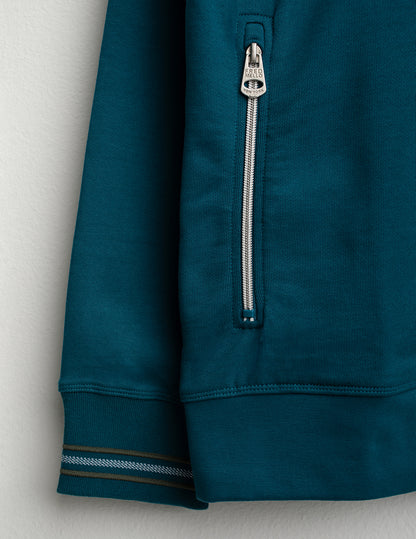 FELPA M/L ZIP UNITO MAN