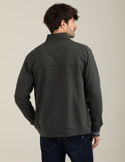 FELPA M/L ZIP UNITO MAN