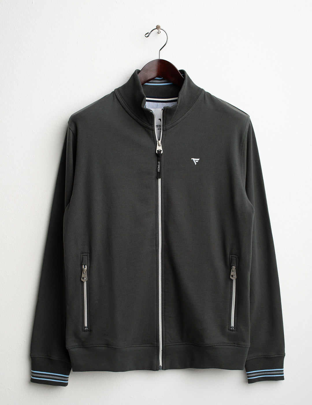 FELPA M/L ZIP UNITO MAN