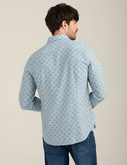 Camicia stampata - back - 002