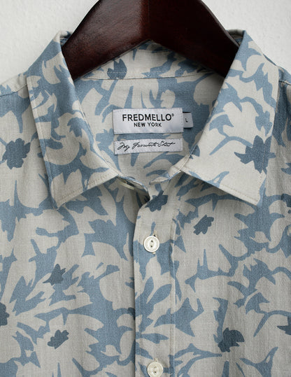 CAMICIA M/L STAMPATA MAN