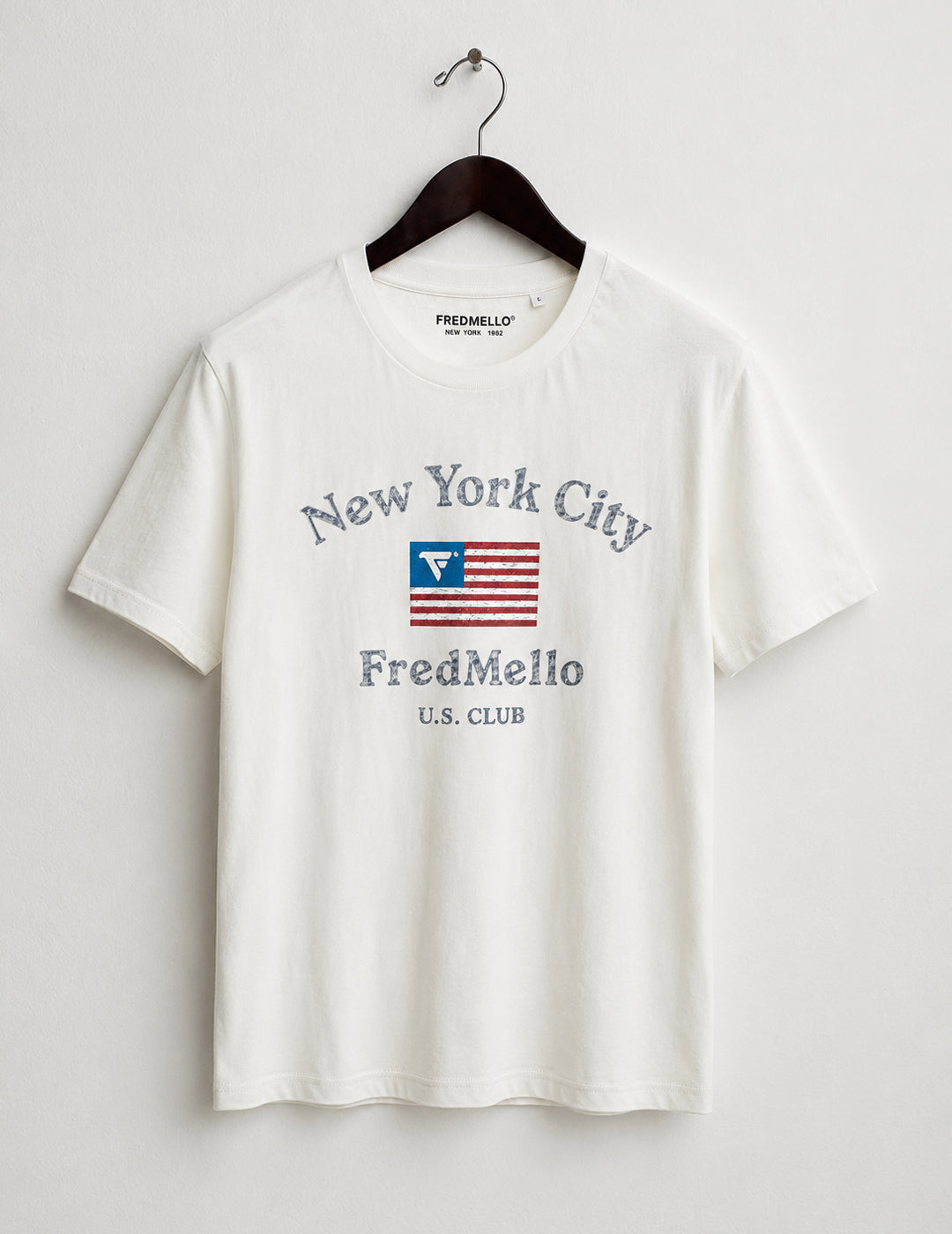 T-shirt girocollo con stampa effetto used uomo off white fm26s22tg cc-a0002 T-SHIRT M/M G/C UNITO MAN