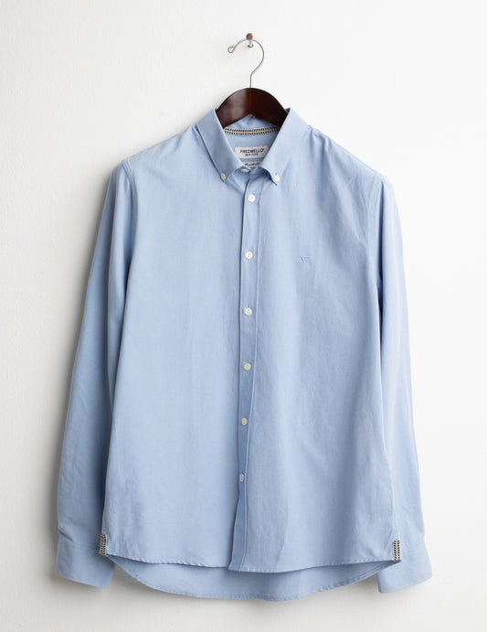 CAMICIA OXFORD CON DETTAGLI A CONTRASTO uomo light blue fm26w01cu cc-a1001