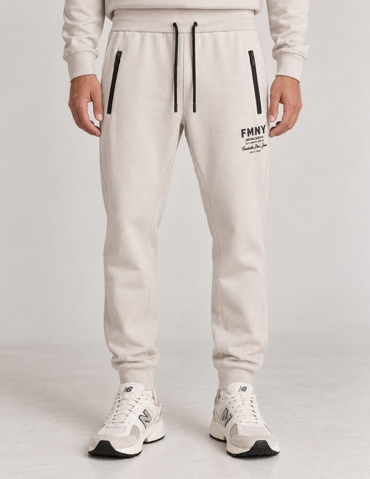 PANTALONE IN FELPA INTERLOCK CON DETTAGLI 3D uomo ice fm26w01pf cc-a0005