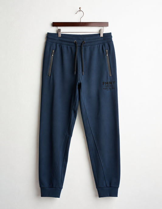 INTERLOCK SWEATPANTS WITH 3D DETAILS man blue fm26w01pf cc-a0601