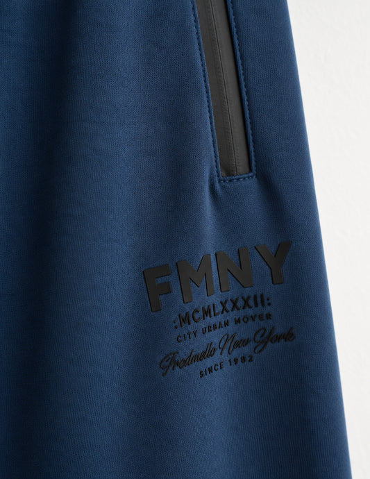 INTERLOCK SWEATPANTS WITH 3D DETAILS - back - 002