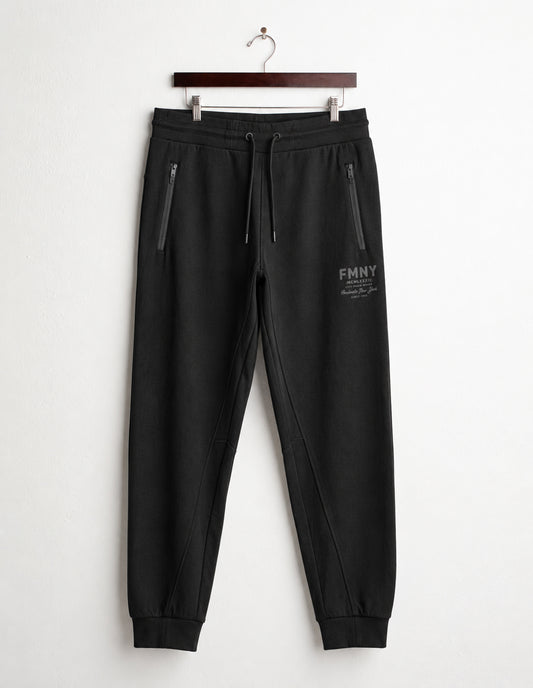 INTERLOCK SWEATPANTS WITH 3D DETAILS man black fm26w01pf cc-a0951