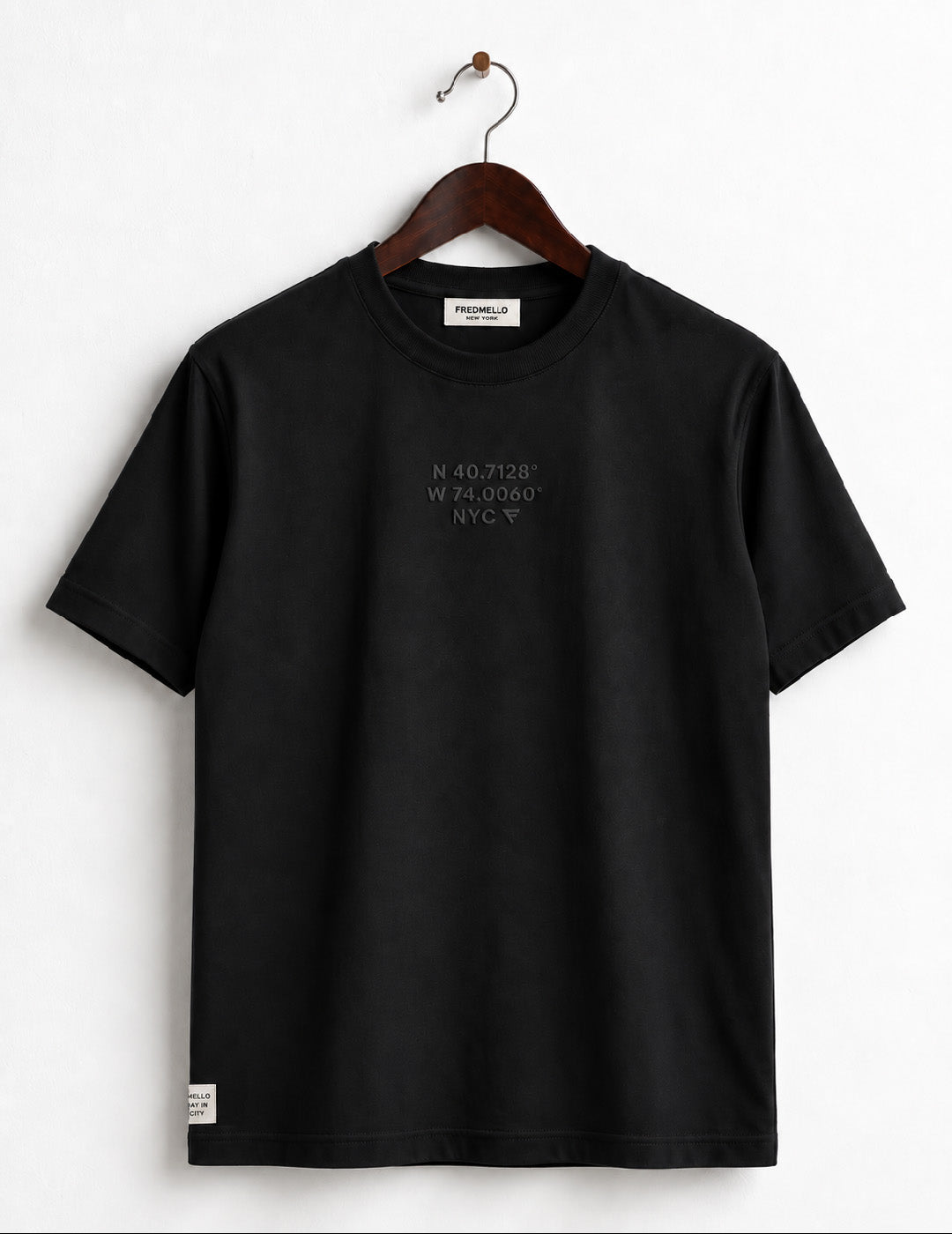 CREW-NECK T-SHIRT WITH 3D PRINT man black fm26w01tg cc-a0951 T-SHIRT M/M G/C UNITO MAN