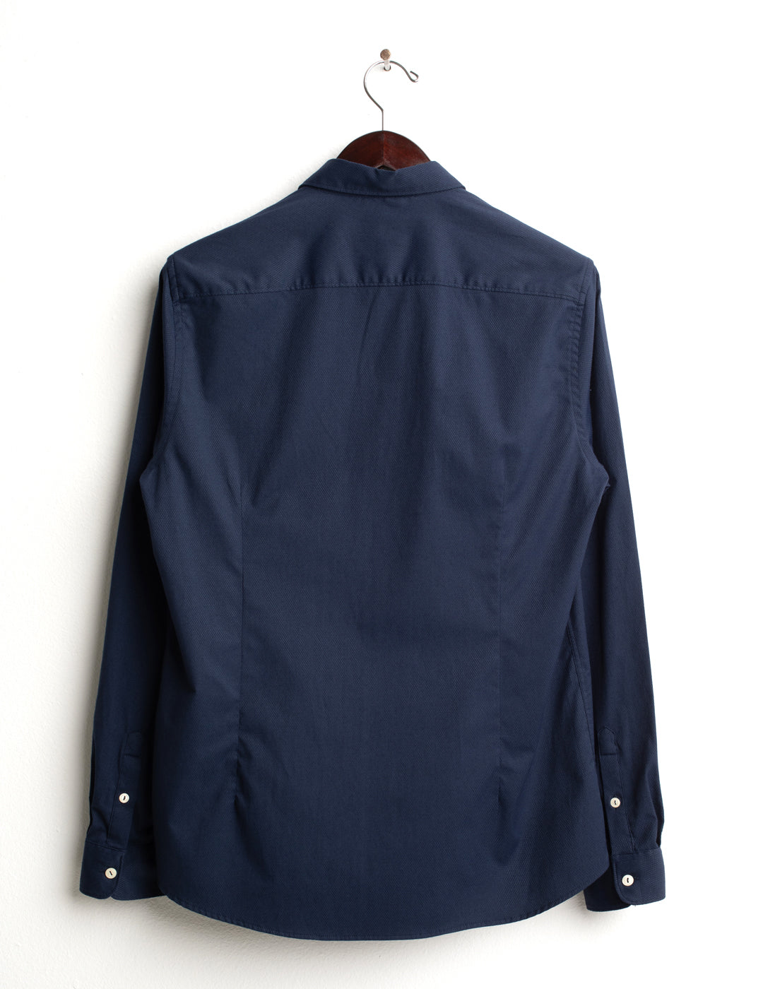 YARN-DYED JACQUARD SHIRT man blue fm26w02ct cc-a0601 CAMICIA M/L TINTOFILO MAN