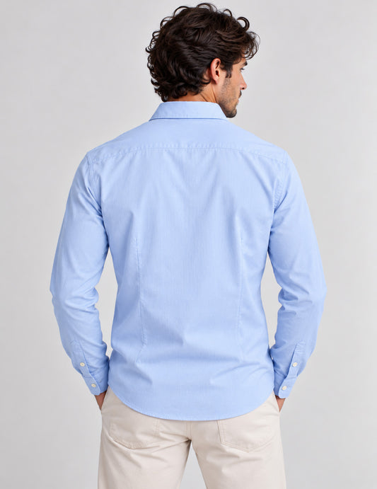 CAMICIA TINTOFILO JACQUARD - back - 002