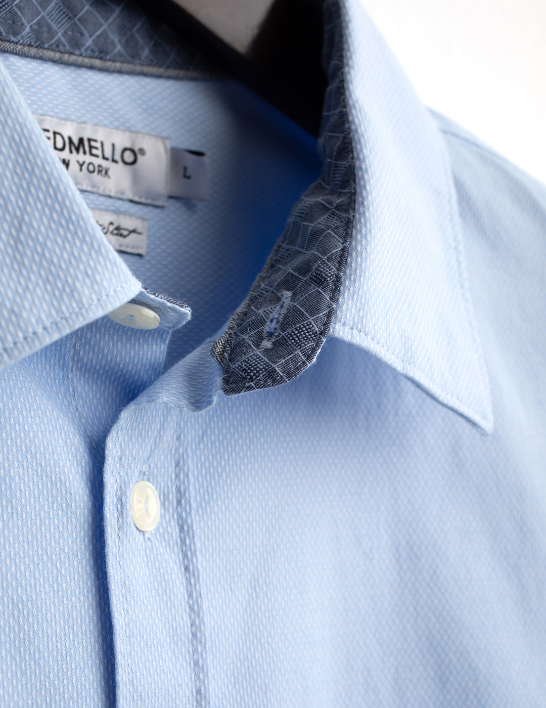 CAMICIA TINTOFILO JACQUARD uomo light blue fm26w02ct cc-a1001 CAMICIA M/L TINTOFILO MAN