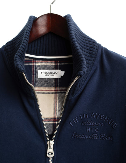 FELPA M/L ZIP UNITO MAN