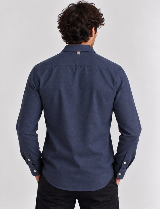 CAMICIA IN VAIELLA CON DETTAGLI A CONTRASTO - back - 002
