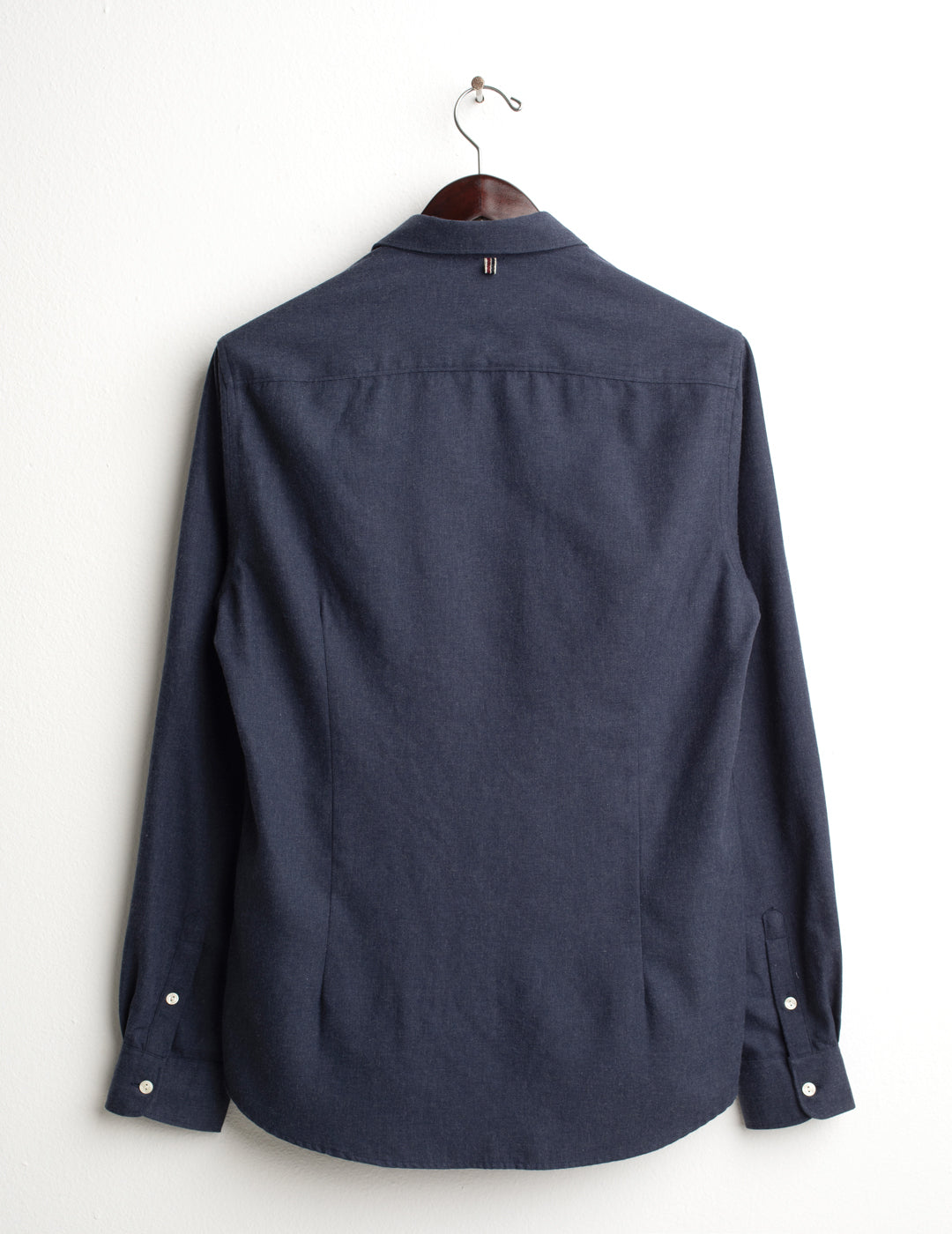 CAMICIA IN VAIELLA CON DETTAGLI A CONTRASTO uomo blue fm26w04cu cc-a0601 CAMICIA M/L UNITO MAN