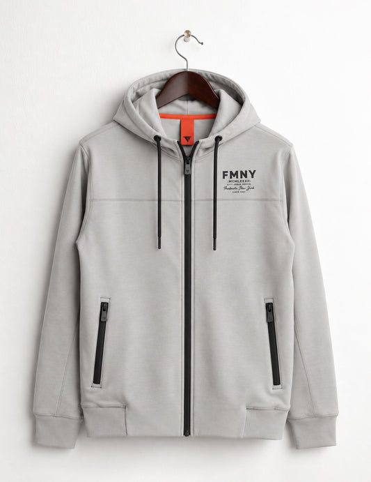 FELPA FULL ZIP CON DETTAGLI 3D uomo ice fm26w04fz cc-a0005