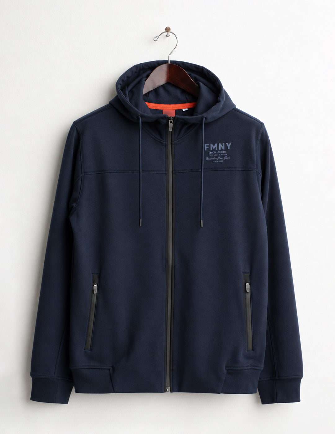FELPA FULL ZIP CON DETTAGLI 3D uomo blue fm26w04fz cc-a0601 FELPA M/L ZIP UNITO MAN