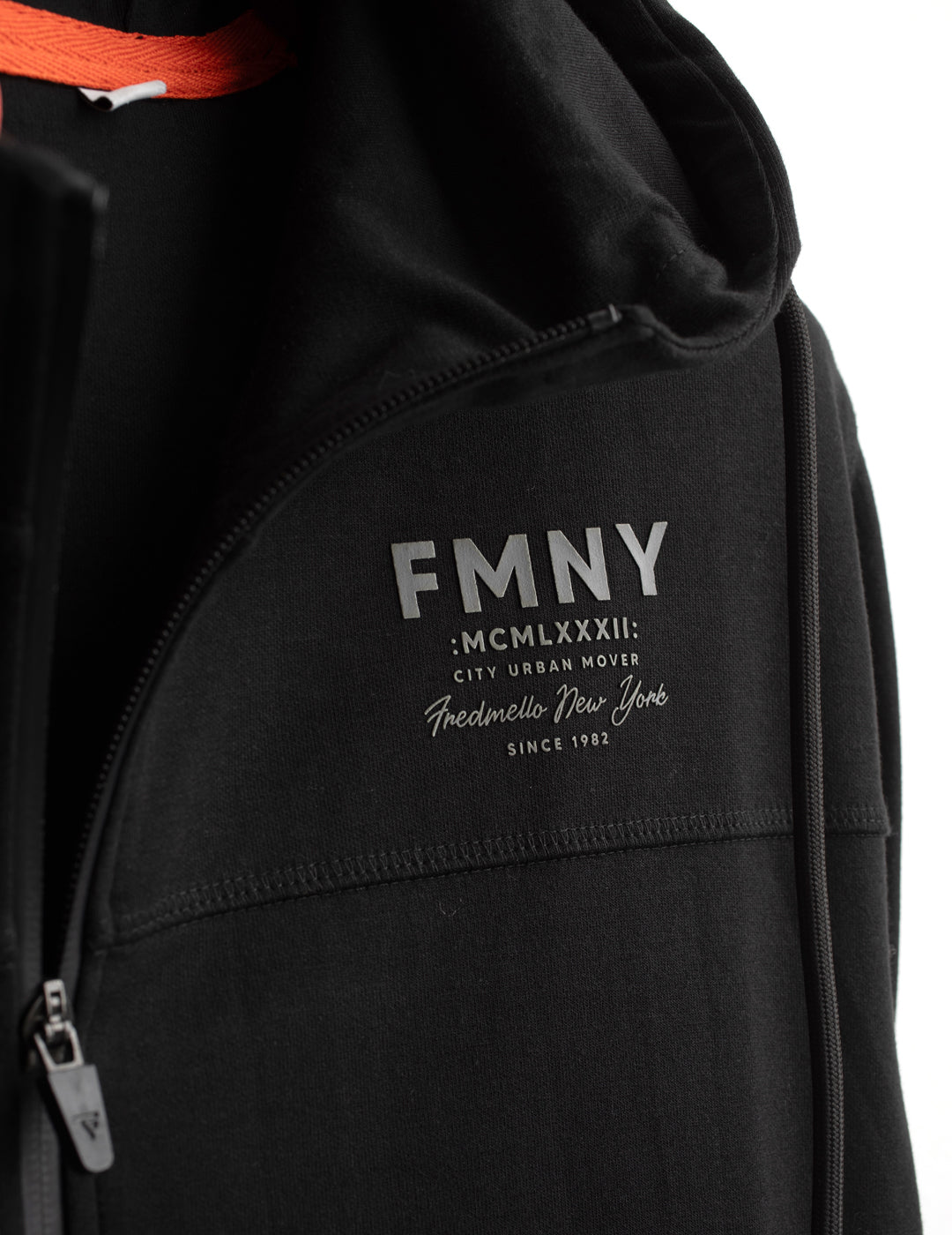 FELPA FULL ZIP CON DETTAGLI 3D uomo black fm26w04fz cc-a0951 FELPA M/L ZIP UNITO MAN