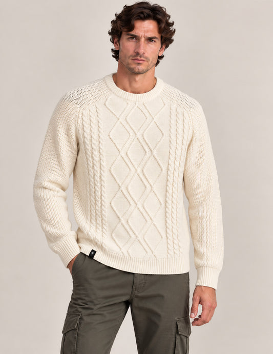 MAGLIA GIROCOLLO RAGLAN uomo off white fm26w04mg cc-a0002