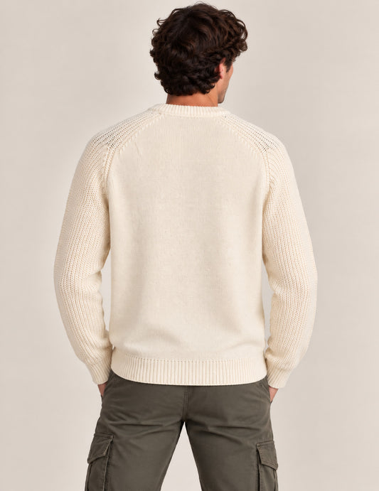 MAGLIA GIROCOLLO RAGLAN - back - 002
