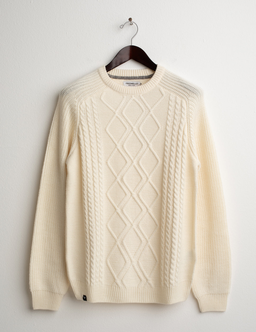 MAGLIA GIROCOLLO RAGLAN uomo off white fm26w04mg cc-a0002 MAGLIA M/L G/C UNITO