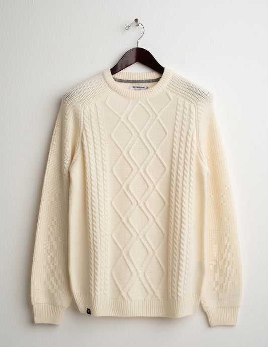 MAGLIA GIROCOLLO RAGLAN uomo off white fm26w04mg cc-a0002