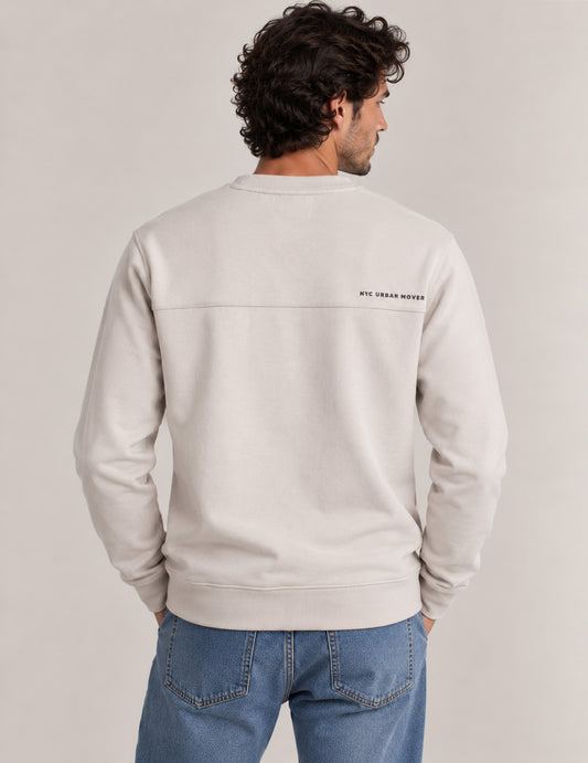 FELPA GIROCOLLO CON GRAFICHE 3D - back - 002