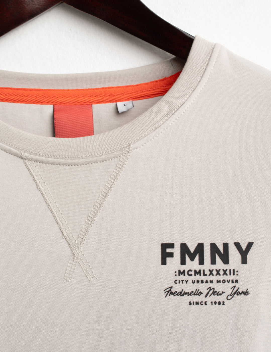 FELPA M/L G/C UNITO MAN