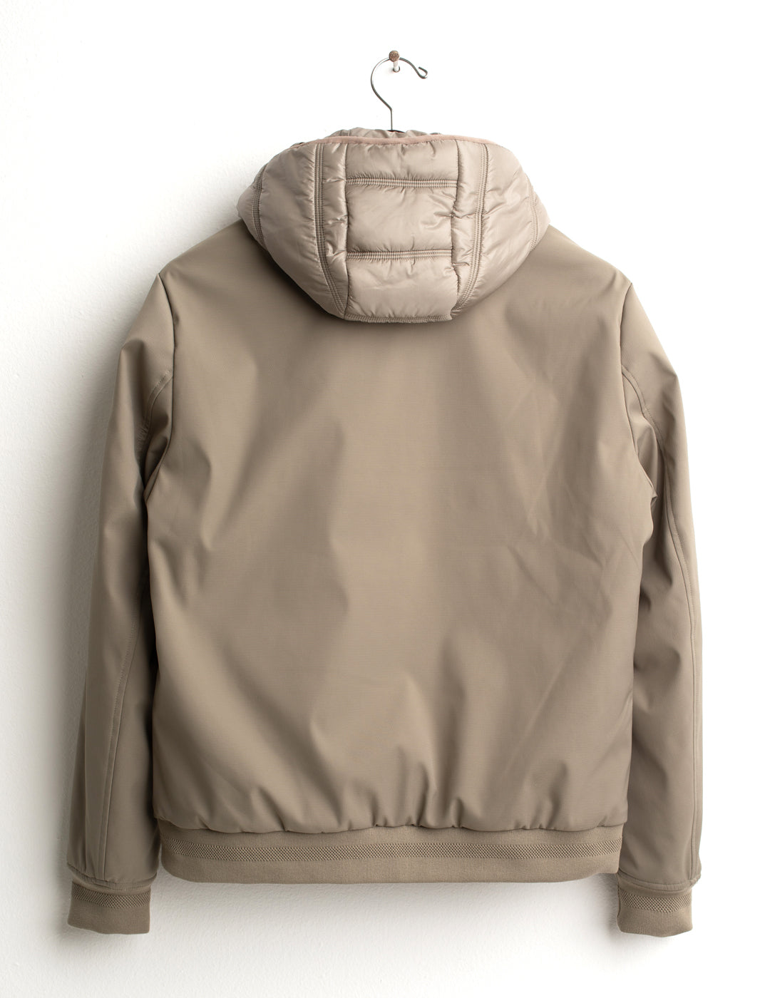 GIUBBOTTO BICOLORE CON DAVANTINO E CAPPUCCIO STACCABILI uomo mud fm26w06ku cc-a0107 CAPOSPALLA GIUBBOTTO UNITO MAN