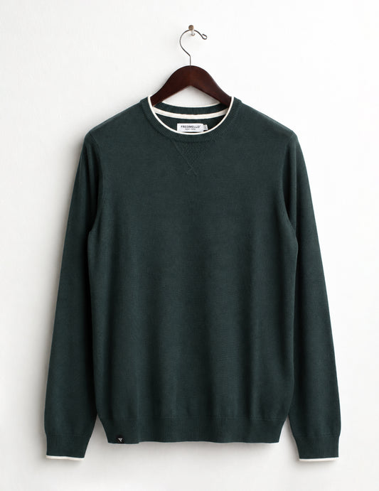 MAGLIA GIROCOLLO CON LAVORAZIONE A PUNTI uomo sherwood fm26w06mg cc-a0824