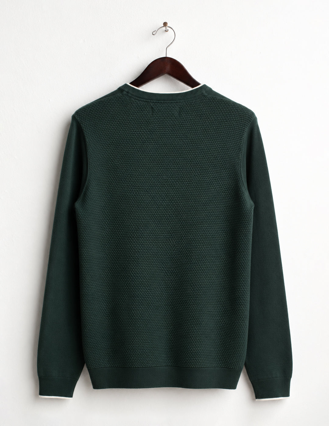 MAGLIA GIROCOLLO CON LAVORAZIONE A PUNTI uomo sherwood fm26w06mg cc-a0824 MAGLIA M/L G/C UNITO