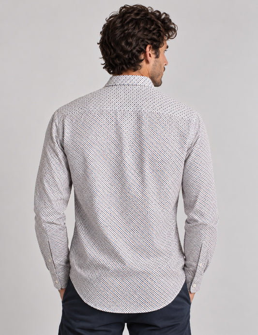 CAMICIA CON DETTAGLI A CONTRASTO - back - 002