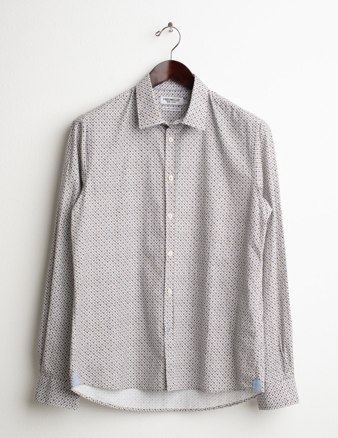 CAMICIA M/L STAMPATA MAN
