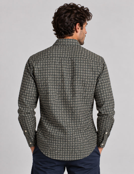 CAMICIA CON DETTAGLI A CONTRASTO - back - 002