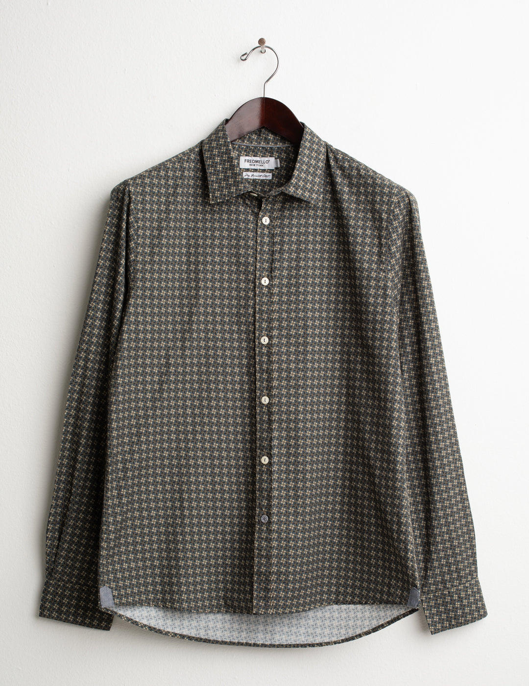 CAMICIA M/L STAMPATA MAN