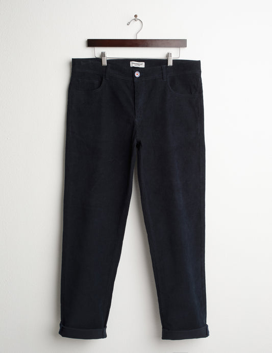 PANTALONE CHINO IN VELLUTO A COSTE uomo blue fm26w08pu cc-a0601