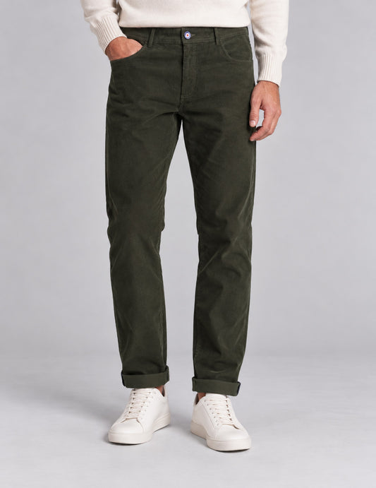 PANTALONE CHINO IN VELLUTO A COSTE uomo bottle fm26w08pu cc-a0823