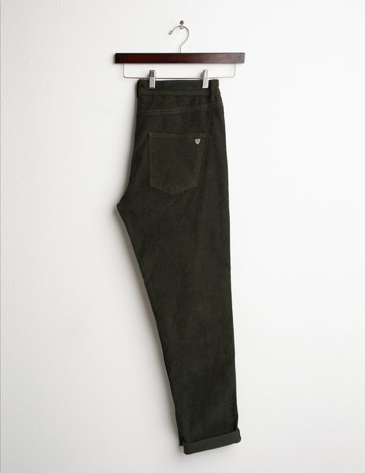PANTALONE CHINO IN VELLUTO A COSTE - back - 002