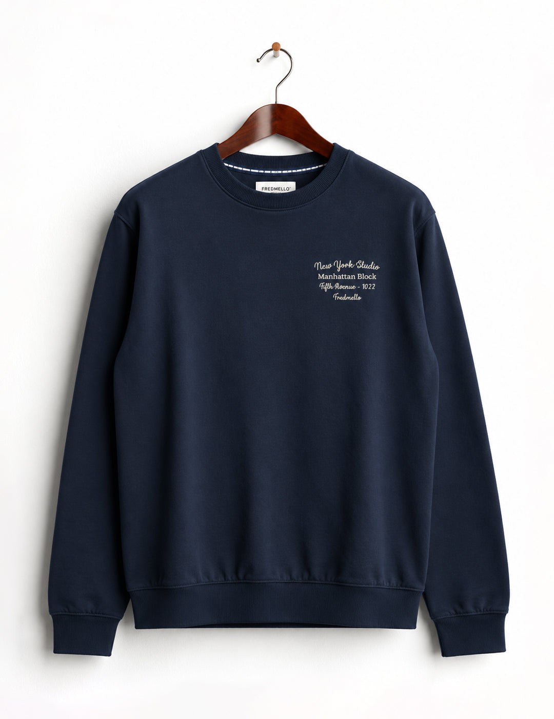 FELPA M/L G/C UNITO MAN