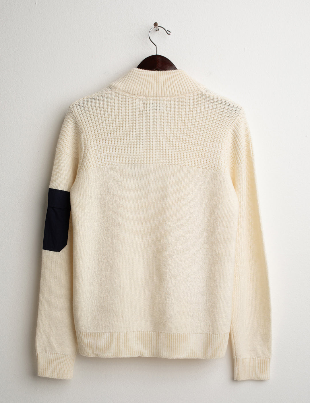 MAGLIA CAMIONER CON DETTAGLI IN NYLON A CONTRASTO uomo off white fm26w09mm cc-a0002 MAGLIA M/L SEMI-APERTA UNITO MAN