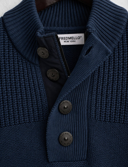MAGLIA M/L SEMI-APERTA UNITO MAN