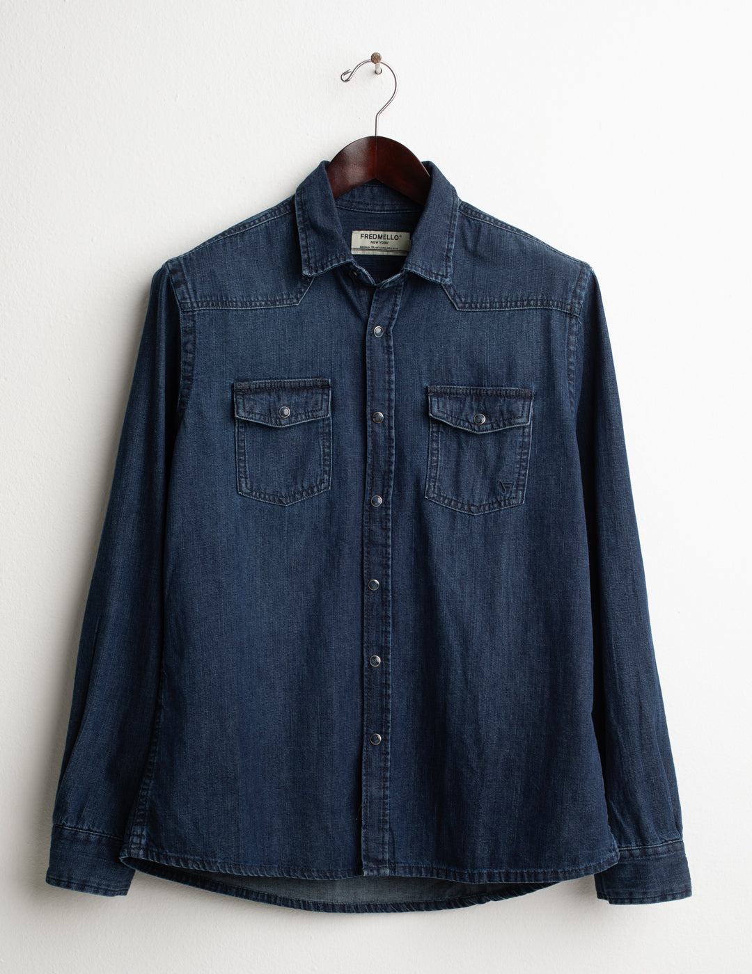 CAMICIA DENIM M/L MAN